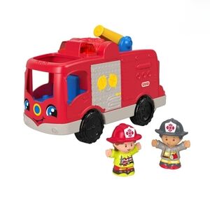 Fisher-Price Little People Helping Others Fire Truck Musical Toddler‎ Toy